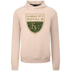 MLB Kansas City Royals Levelwear Mandate Buckler Tri-Blend Pullover Hoodie