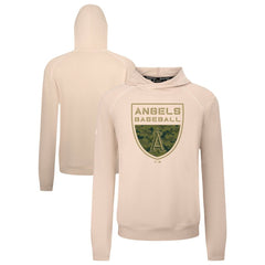MLB Los Angeles Angels Levelwear Mandate Buckler Tri-Blend Pullover Hoodie