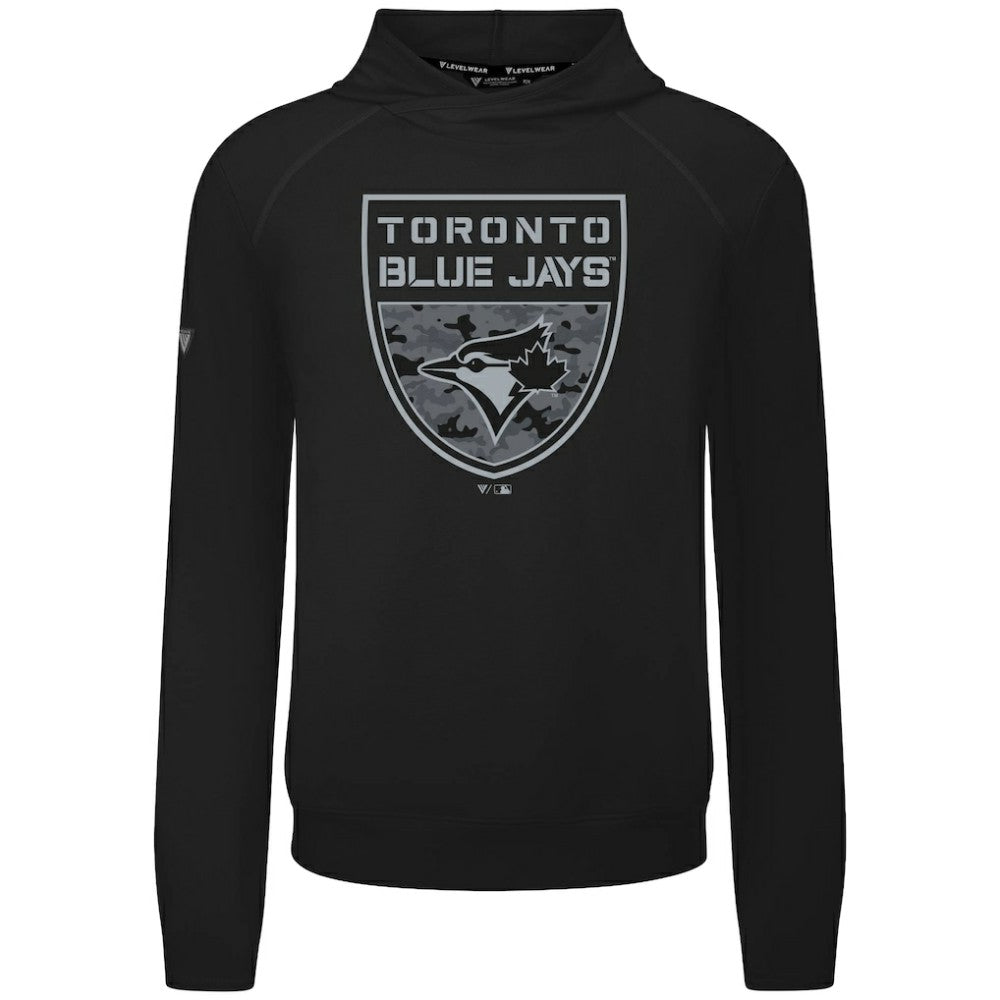 MLB Toronto Blue Jays Levelwear Mandate Buckler Tri-Blend Pullover Hoodie