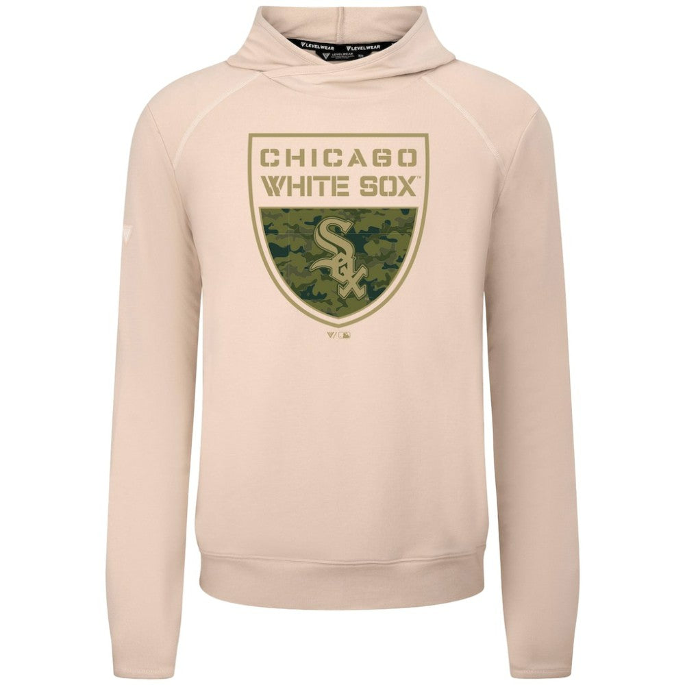 MLB Chicago White Sox Levelwear Mandate Buckler Tri-Blend Pullover Hoodie