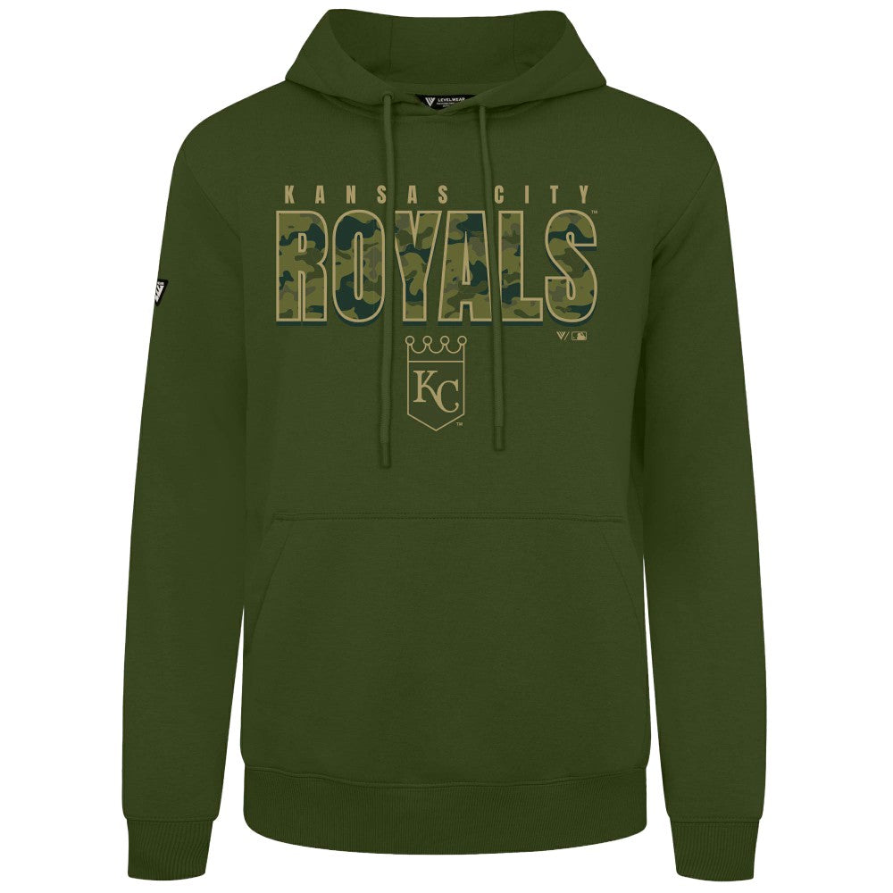 MLB Kansas City Royals Levelwear Podium Protect Pullover Hoodie