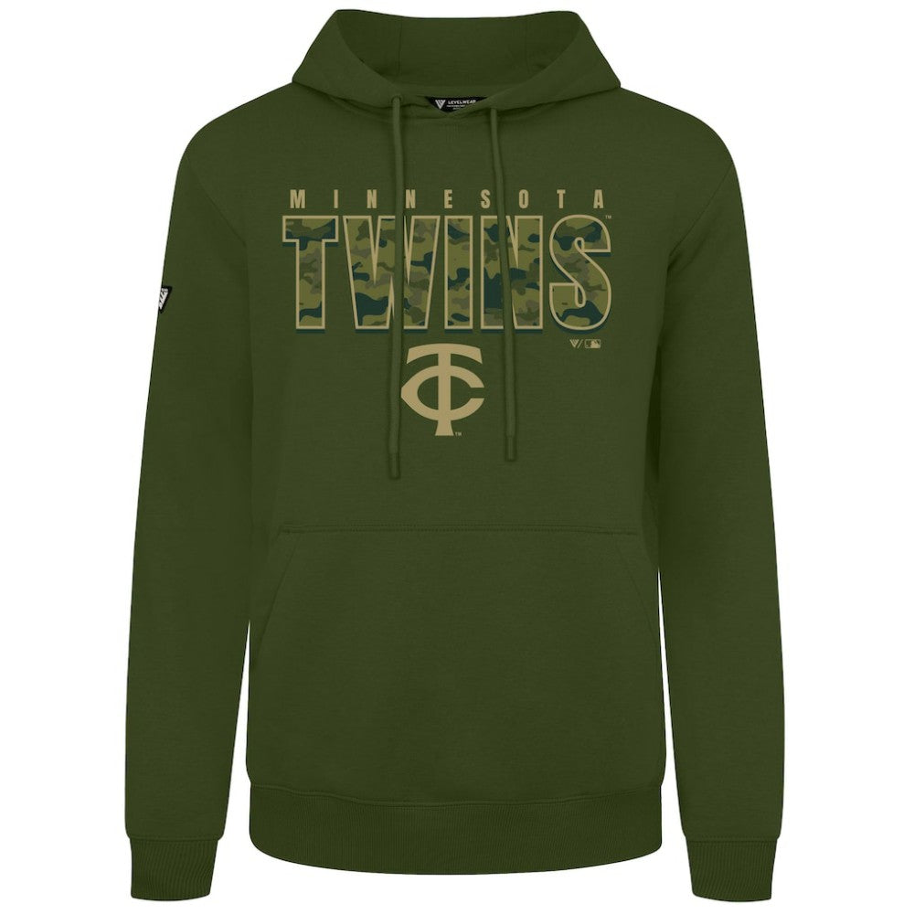 MLB Minnesota Twins Levelwear Podium Protect Pullover Hoodie