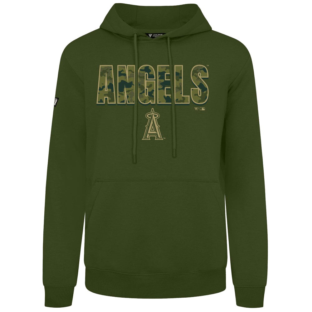 MLB Los Angeles Angels Levelwear Podium Protect Pullover Hoodie