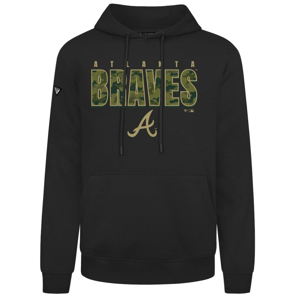 MLB Atlanta Braves Levelwear Podium Protect Pullover Hoodie