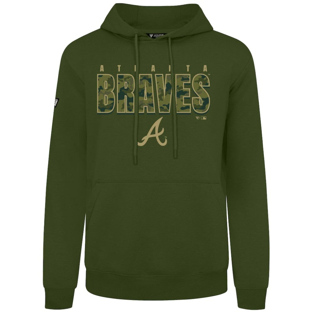 MLB Atlanta Braves Levelwear Podium Protect Pullover Hoodie