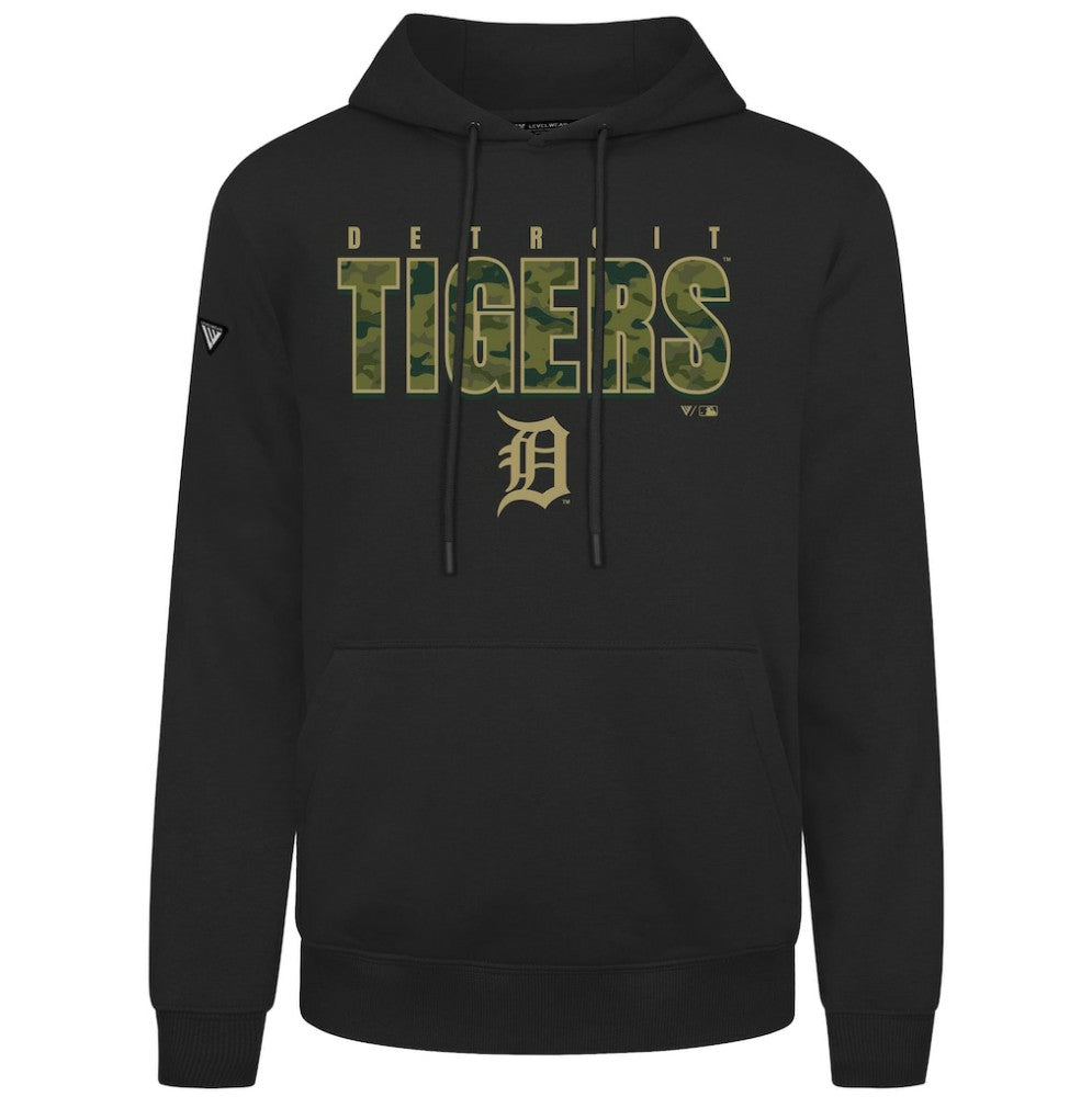 MLB Detroit Tigers Levelwear Podium Protect Pullover Hoodie