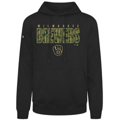 MLB Milwaukee Brewers Levelwear Podium Protect Pullover Hoodie