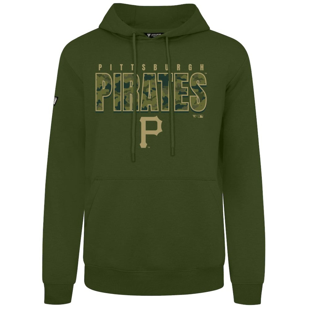 MLB Pittsburgh Pirates Levelwear Podium Protect Pullover Hoodie