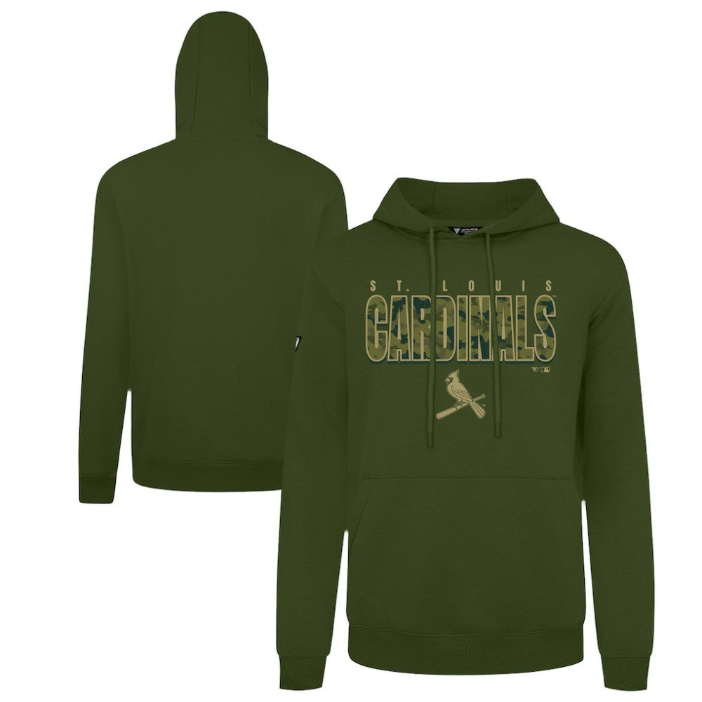 MLB St. Louis Cardinals Levelwear Podium Protect Pullover Hoodie