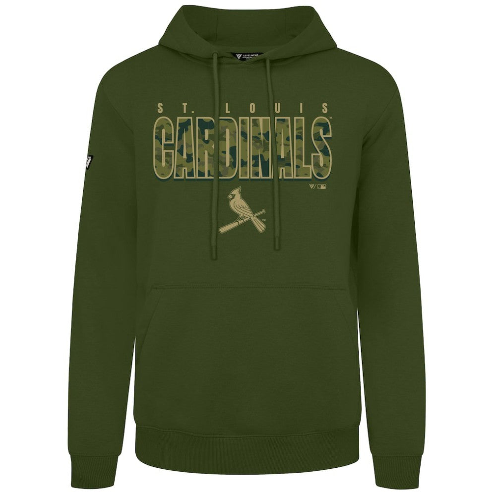 MLB St. Louis Cardinals Levelwear Podium Protect Pullover Hoodie