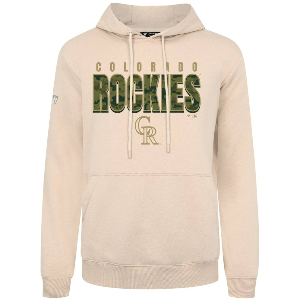 MLB Colorado Rockies Levelwear Podium Protect Pullover Hoodie
