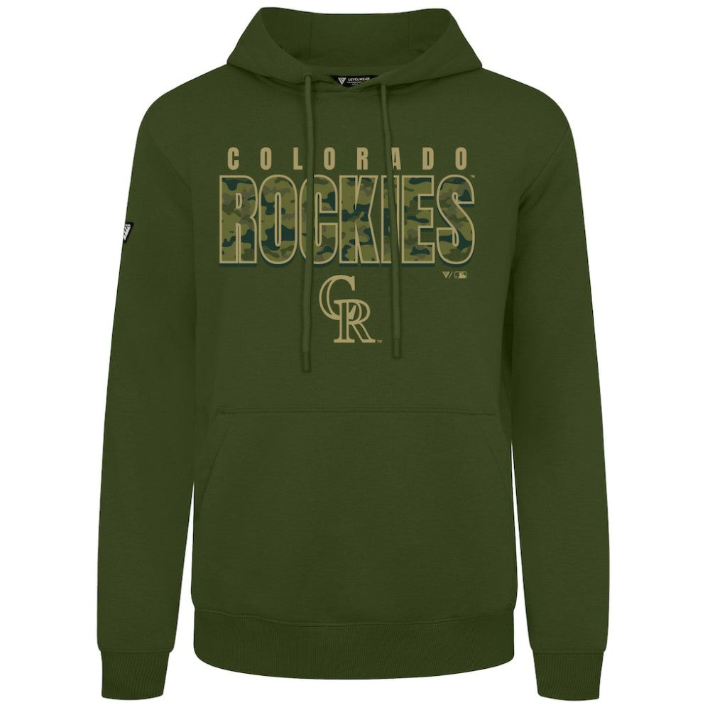 MLB Colorado Rockies Levelwear Podium Protect Pullover Hoodie