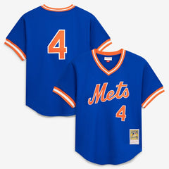 MLB Lenny Dykstra New York Mets Mitchell & Ness Authentic Batting Practice Jersey