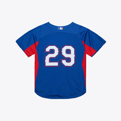 MLB Adrian Beltre Texas Rangers Mitchell & Ness Cooperstown Mesh Batting Practice Button-Up Jersey