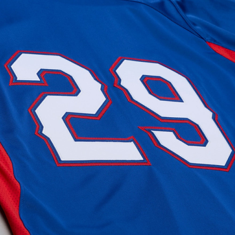 MLB Adrian Beltre Texas Rangers Mitchell & Ness Cooperstown Mesh Batting Practice Button-Up Jersey