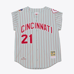 MLB Deion Sanders Cincinnati Reds Mitchell & Ness 1997 Authentic Jersey