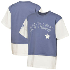 MLB Houston Astros Outerstuff Youth Ultimate Pastels Premium Double Run T-Shirt