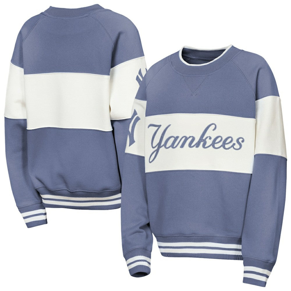 MLB New York Yankees Outerstuff Youth Ultimate Pastels On Base Sweatshirt