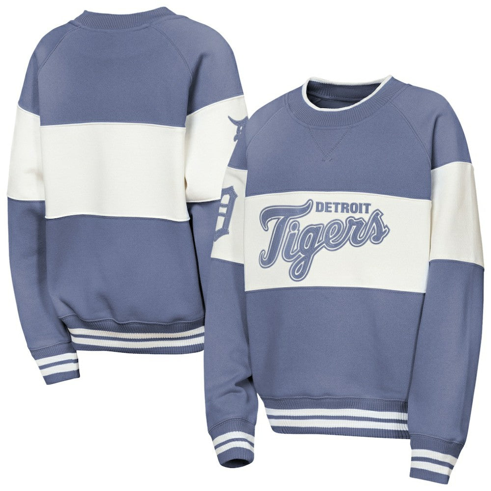MLB Detroit Tigers Outerstuff Youth Ultimate Pastels On Base Sweatshirt
