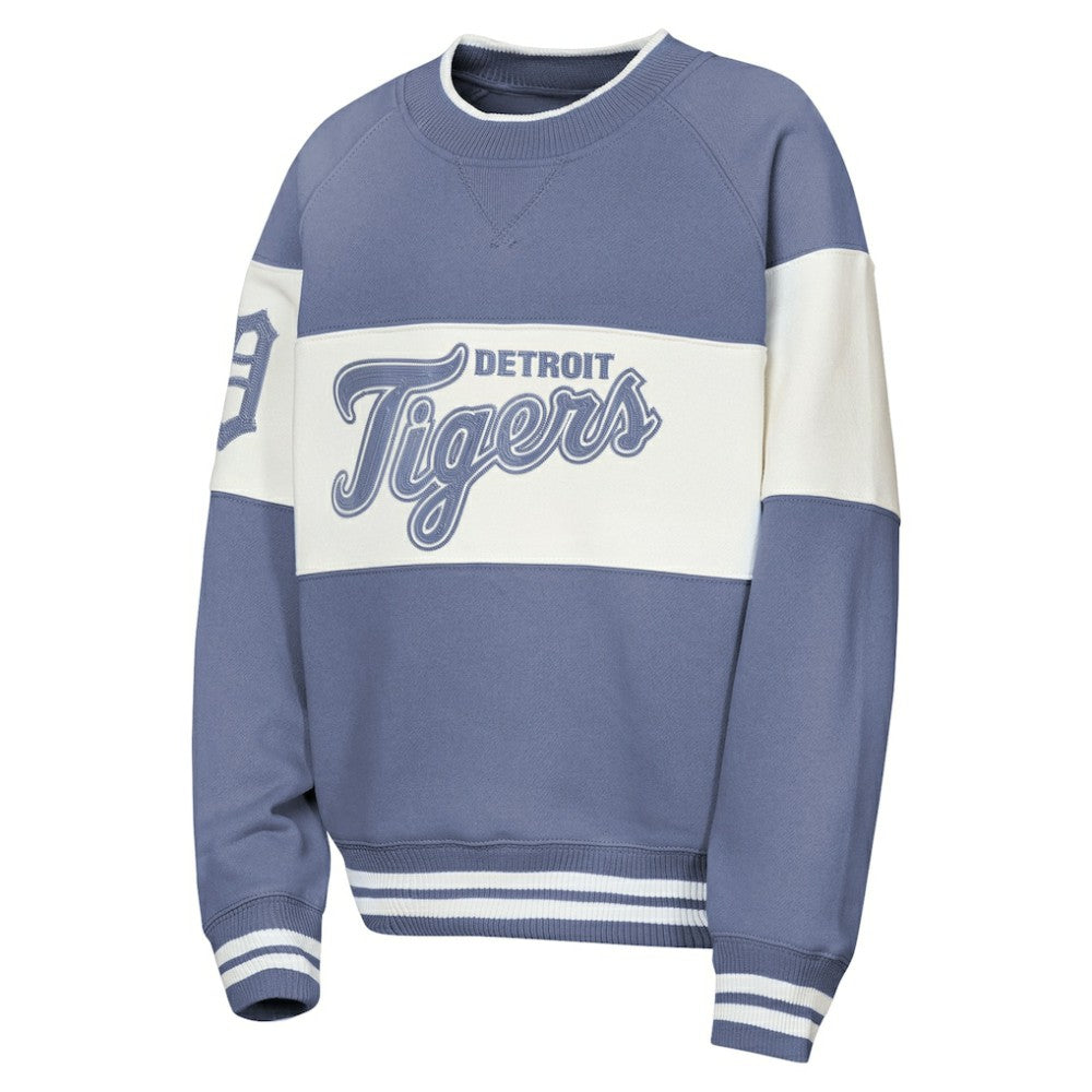 MLB Detroit Tigers Outerstuff Youth Ultimate Pastels On Base Sweatshirt