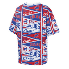 MLB Chicago Cubs Outerstuff Youth All-Over Pennant T-Shirt