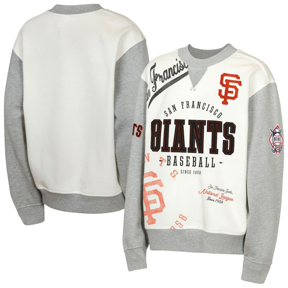 MLB San Francisco Giants Outerstuff Youth Big League Power Hit Fleece Sweatshirt