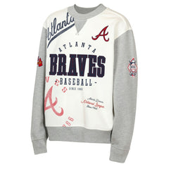MLB Atlanta Braves Outerstuff Youth Big League Power Hit Fleece Sweatshirt