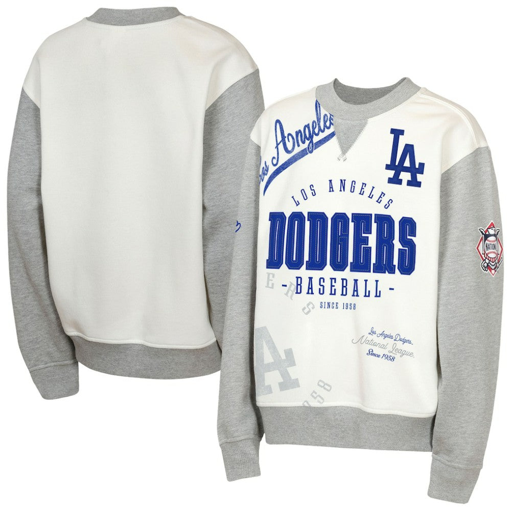 MLB Los Angeles Dodgers Outerstuff Youth Big League Power Hit Fleece Sweatshirt