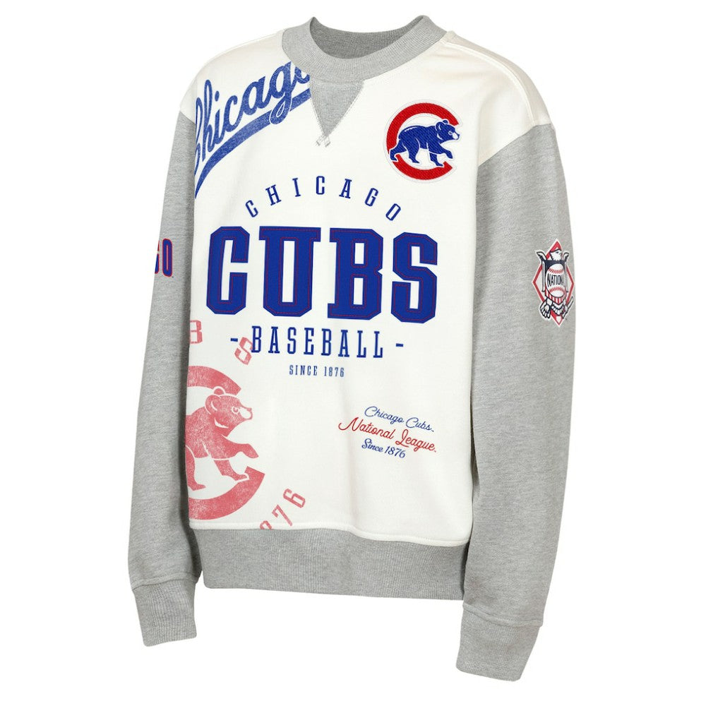 MLB Chicago Cubs Outerstuff Youth Big League Power Hit Fleece Sweatshirt