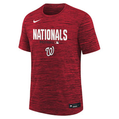 MLB Washington Nationals Nike Youth Authentic Collection Velocity Dri-FIT T-Shirt