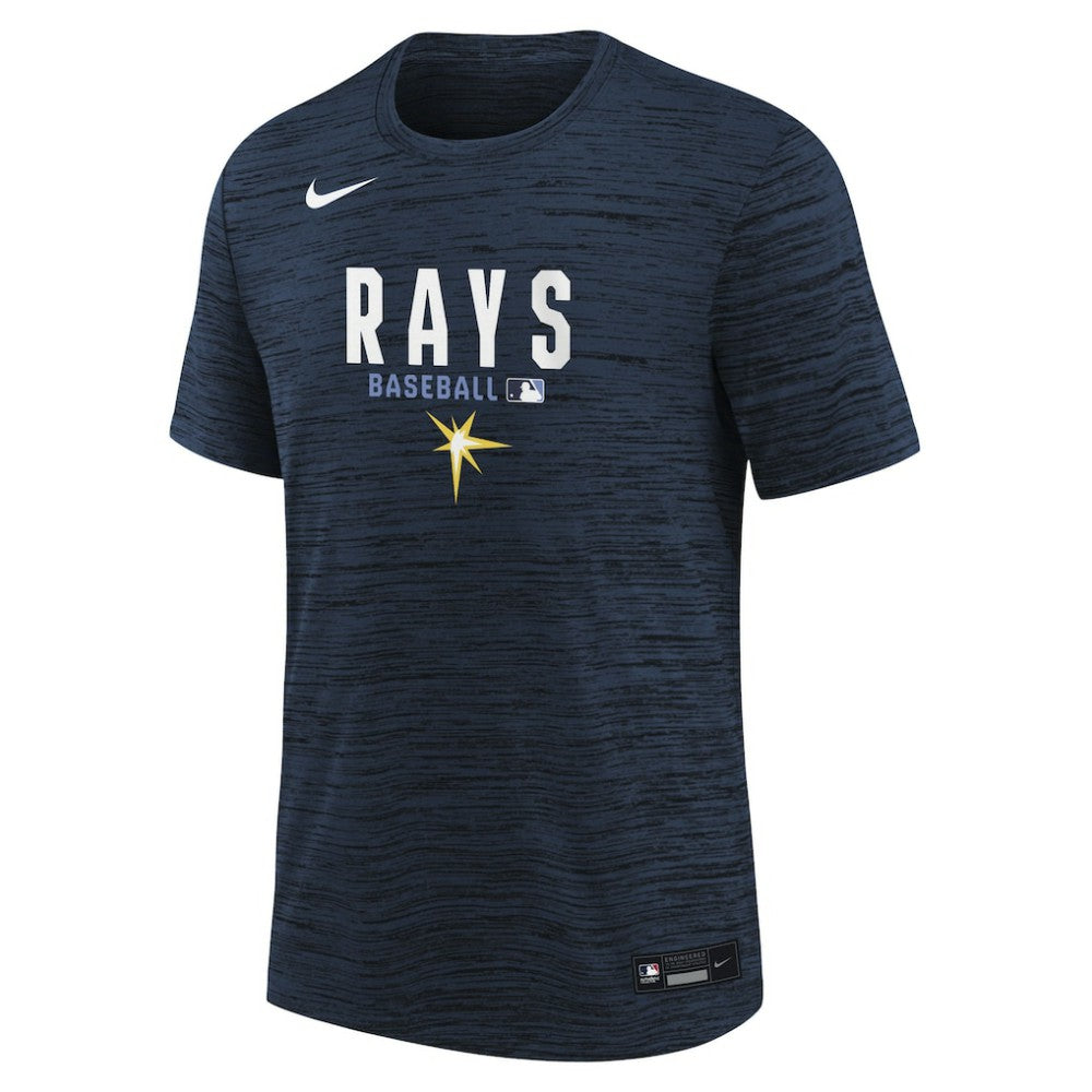 MLB Tampa Bay Rays Nike Youth Authentic Collection Velocity Dri-FIT T-Shirt
