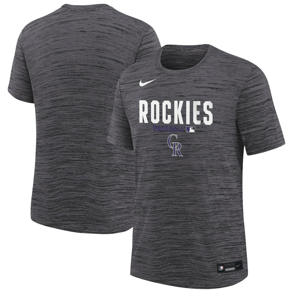 MLB Colorado Rockies Nike Youth Authentic Collection Velocity Dri-FIT T-Shirt