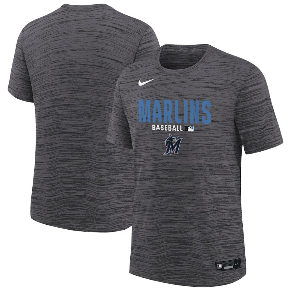MLB Miami Marlins Nike Youth Authentic Collection Velocity Dri-FIT T-Shirt