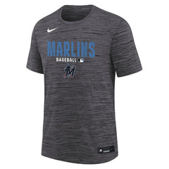 MLB Miami Marlins Nike Youth Authentic Collection Velocity Dri-FIT T-Shirt