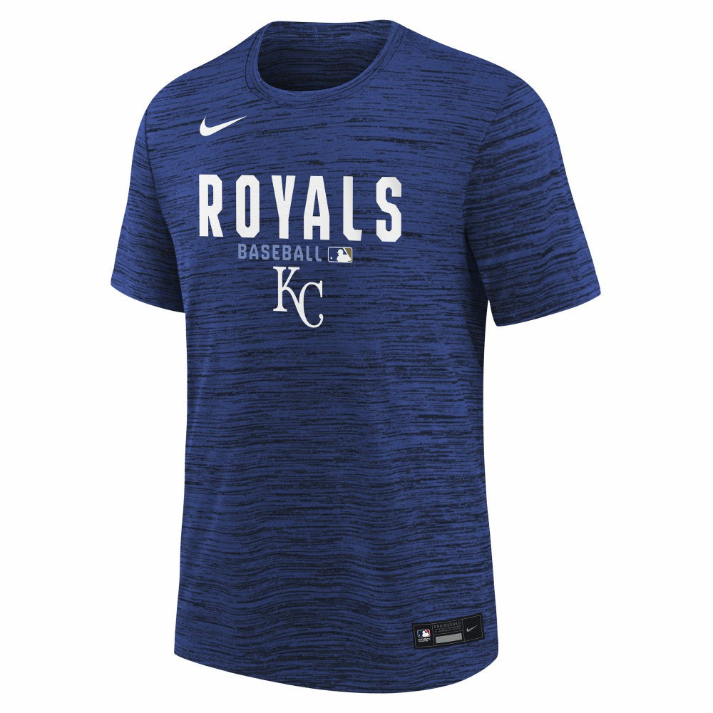 MLB Kansas City Royals Nike Youth Authentic Collection Velocity Dri-FIT T-Shirt