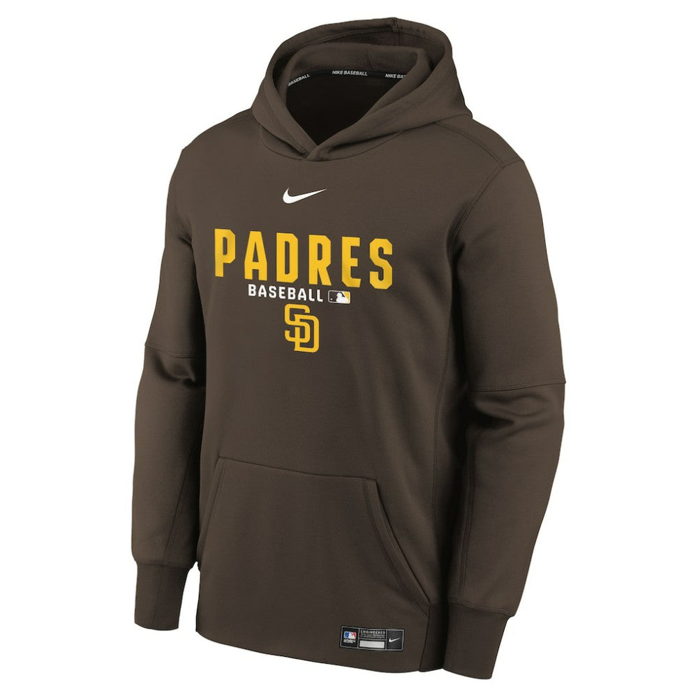 MLB San Diego Padres Nike Youth Authentic Collection Therma-FIT Hoodie