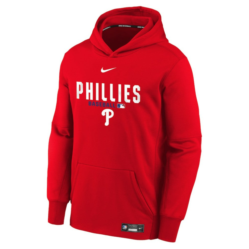 MLB Philadelphia Phillies Nike Youth Authentic Collection Therma-FIT Hoodie