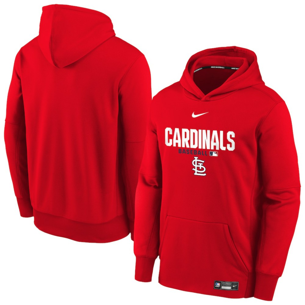MLB St. Louis Cardinals Nike Youth Authentic Collection Therma-FIT Hoodie
