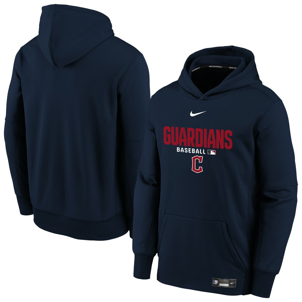 MLB Cleveland Guardians Nike Youth Authentic Collection Therma-FIT Hoodie