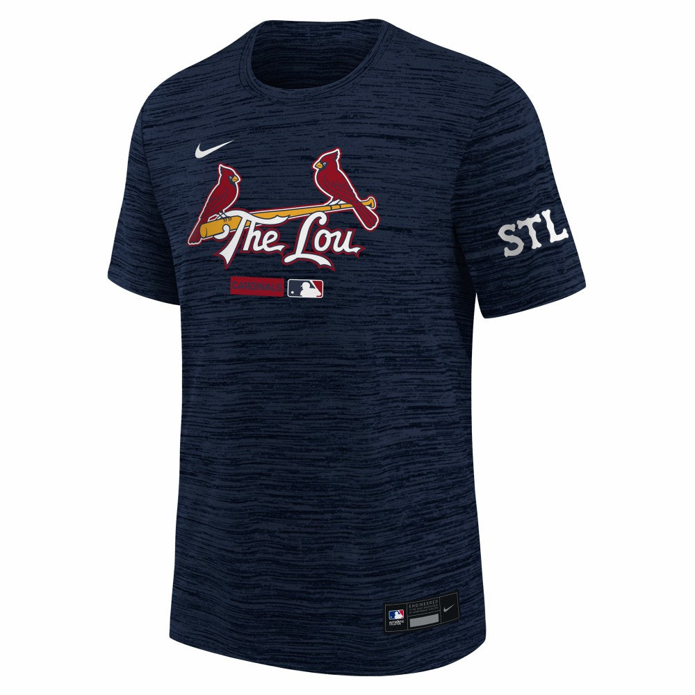 MLB St. Louis Cardinals Nike Youth City Connect Authentic Collection Velocity Dri-FIT T-Shirt