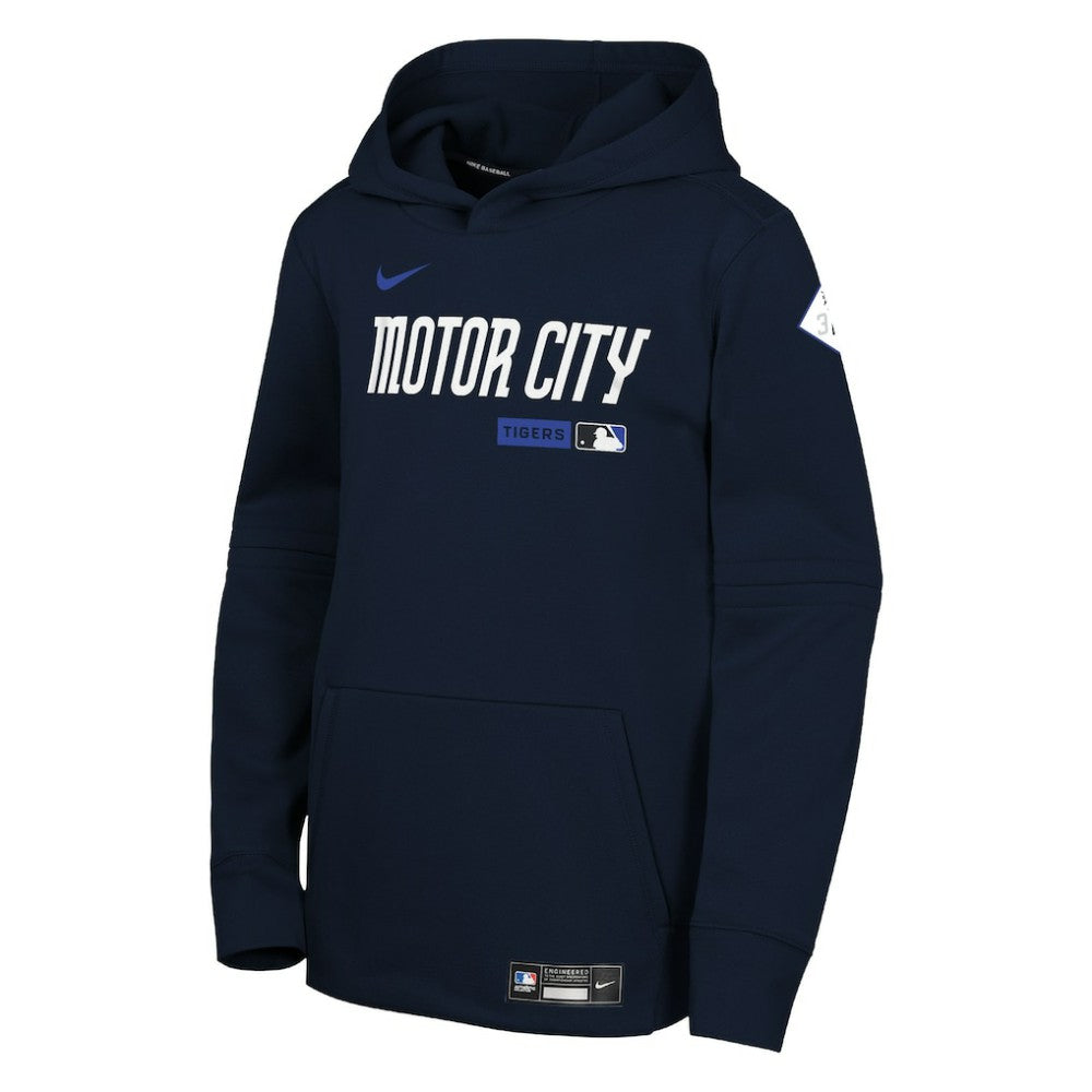 MLB Detroit Tigers Nike Youth Authentic Collection City Connect Therma-FIT Hoodie