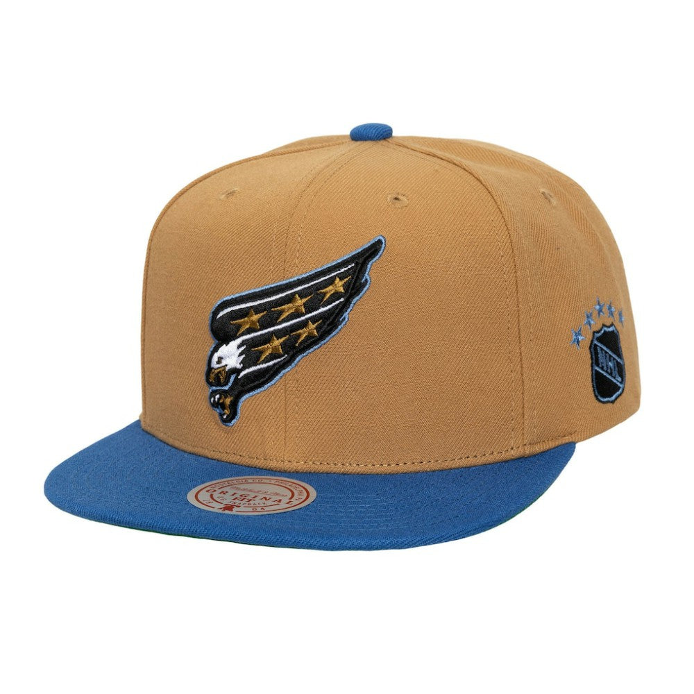 NHL Gold Washington Capitals Mitchell & Ness Legendary Away Snapback Hat