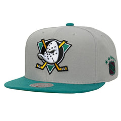 NHL Gray Anaheim Ducks Mitchell & Ness Legendary Away Snapback Hat