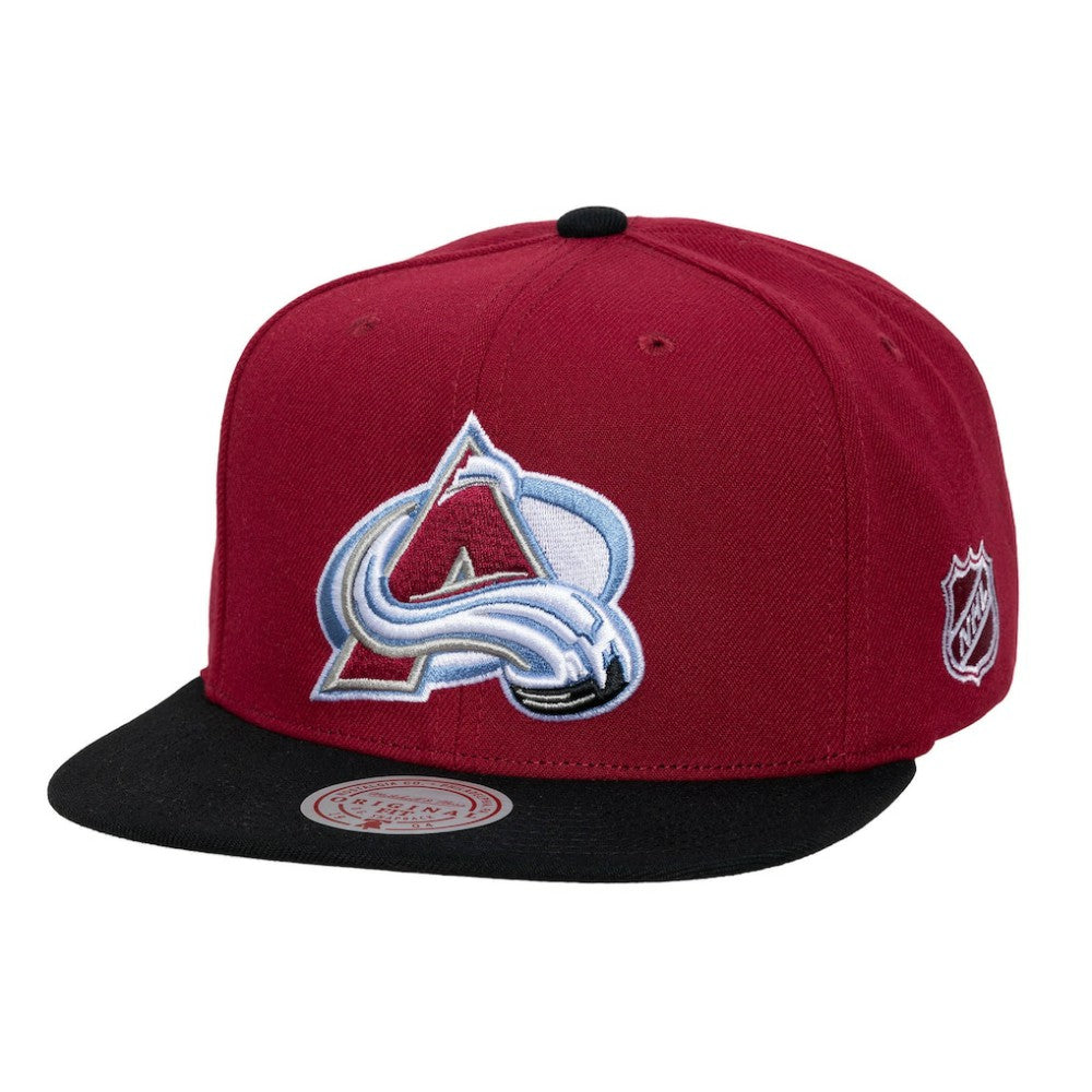 NHL Burgundy Colorado Avalanche Mitchell & Ness Legendary Away Snapback Hat