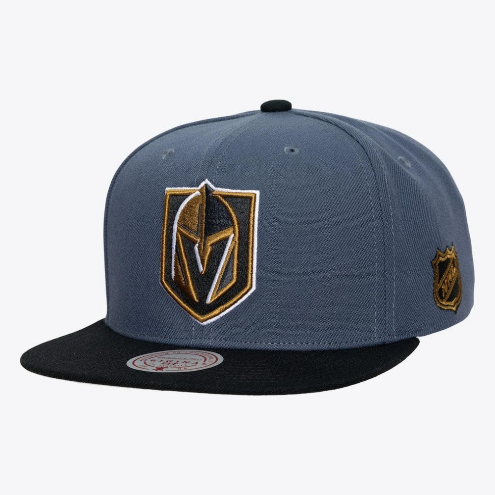 NHL Charcoal Vegas Golden Knights Mitchell & Ness Legendary Home Snapback Hat