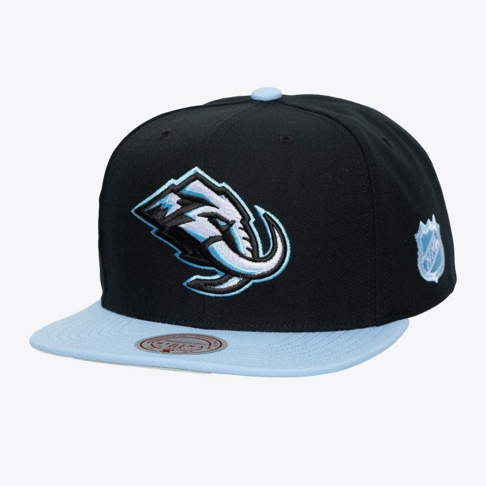 NHL Black Utah Mammoth Mitchell & Ness Legendary Home Snapback Hat