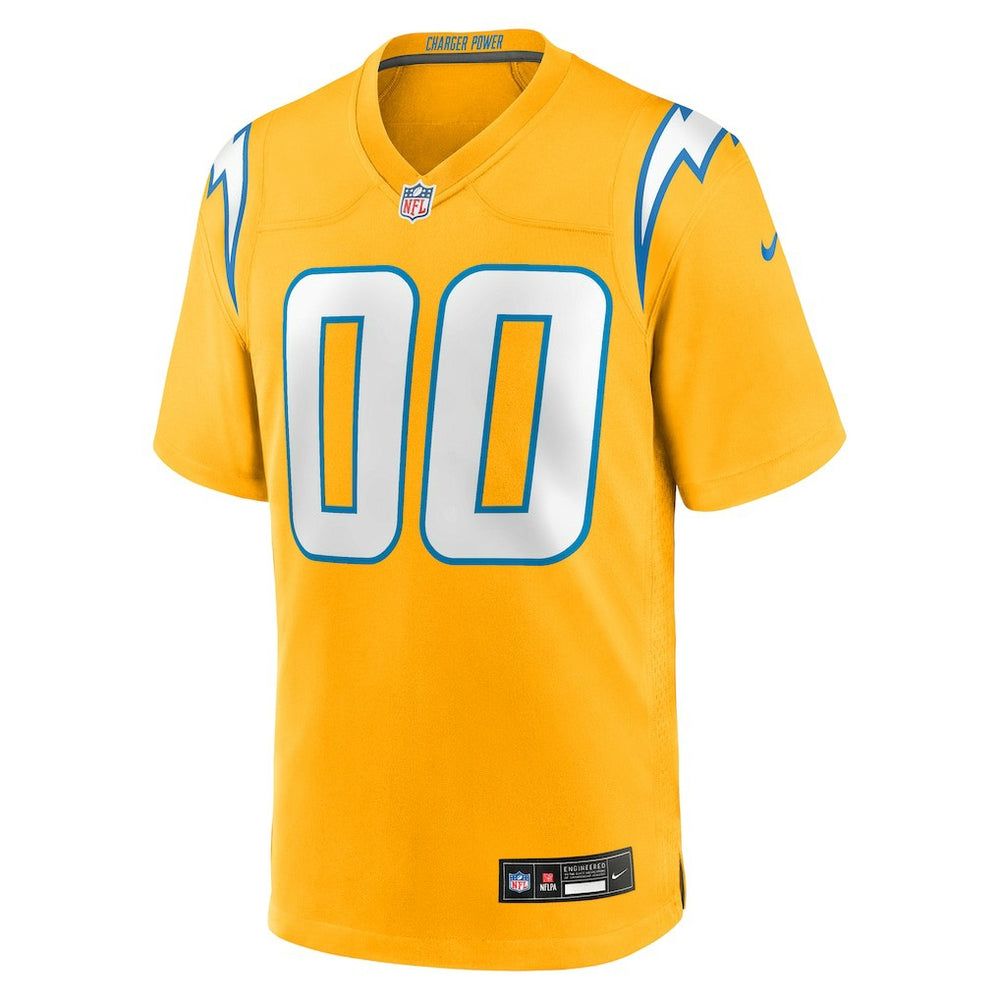 Alternate Charger Power Game Custom Jersey - Los Angeles Chargers
