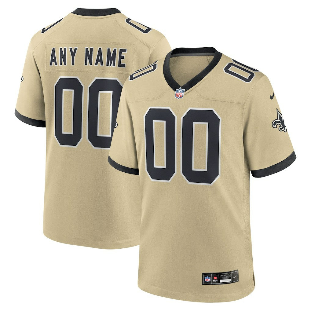 Gameday Golds Alternate Custom Game Jersey - New Orleans Saints