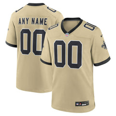 Gameday Golds Alternate Custom Game Jersey - New Orleans Saints