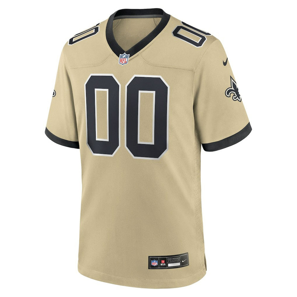 Gameday Golds Alternate Custom Game Jersey - New Orleans Saints